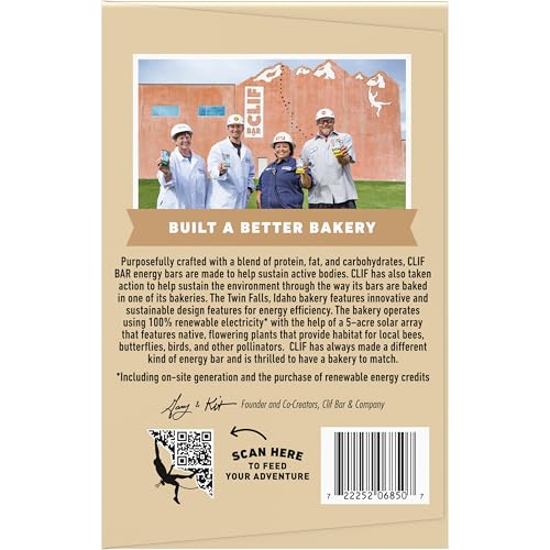 CLIF BAR – ENERGY PROTEIN BARS – WHITE CHOCOLATE MACADAMIA NUT – MADE WITH ORGANIC OATS – ENERGY BARS – NON-GMO – (15 PACK)
