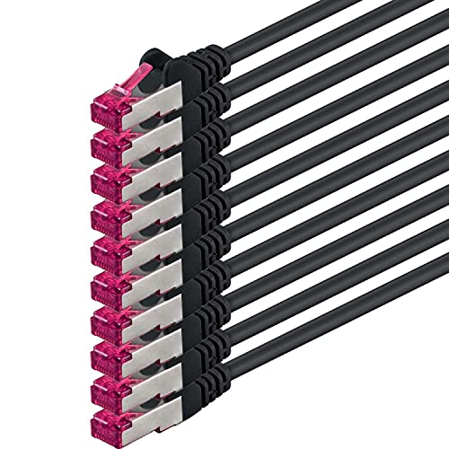 Kabel Ethernet Set, CAT 10 Stück 3.0 m