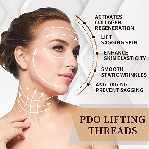 GRITRIVAL Pdo Threads, For Face Thread Lift, Korean Protein Thread Lifting (20Pcs30G*38MM) on