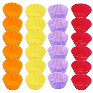 Hoogwaardige Siliconen Bakvorm,Herbruikbare Muffinvorm,Milieuvriendelijke Cupcake Vorm,Hittebestendig Materiaal-4…