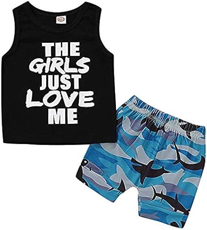 Amazon Co Jp Lzh 子供服 男の子 Tシャツ ショートパンツ ベビー2点セット 赤ちゃん服 ノースリーブ キッズ服 ボイズスーツ 上下セット トップス コットン ズボン 普段着 春夏 安い 七五三 通園 通学 可愛い 人気 子供セット ベビー マタニティ