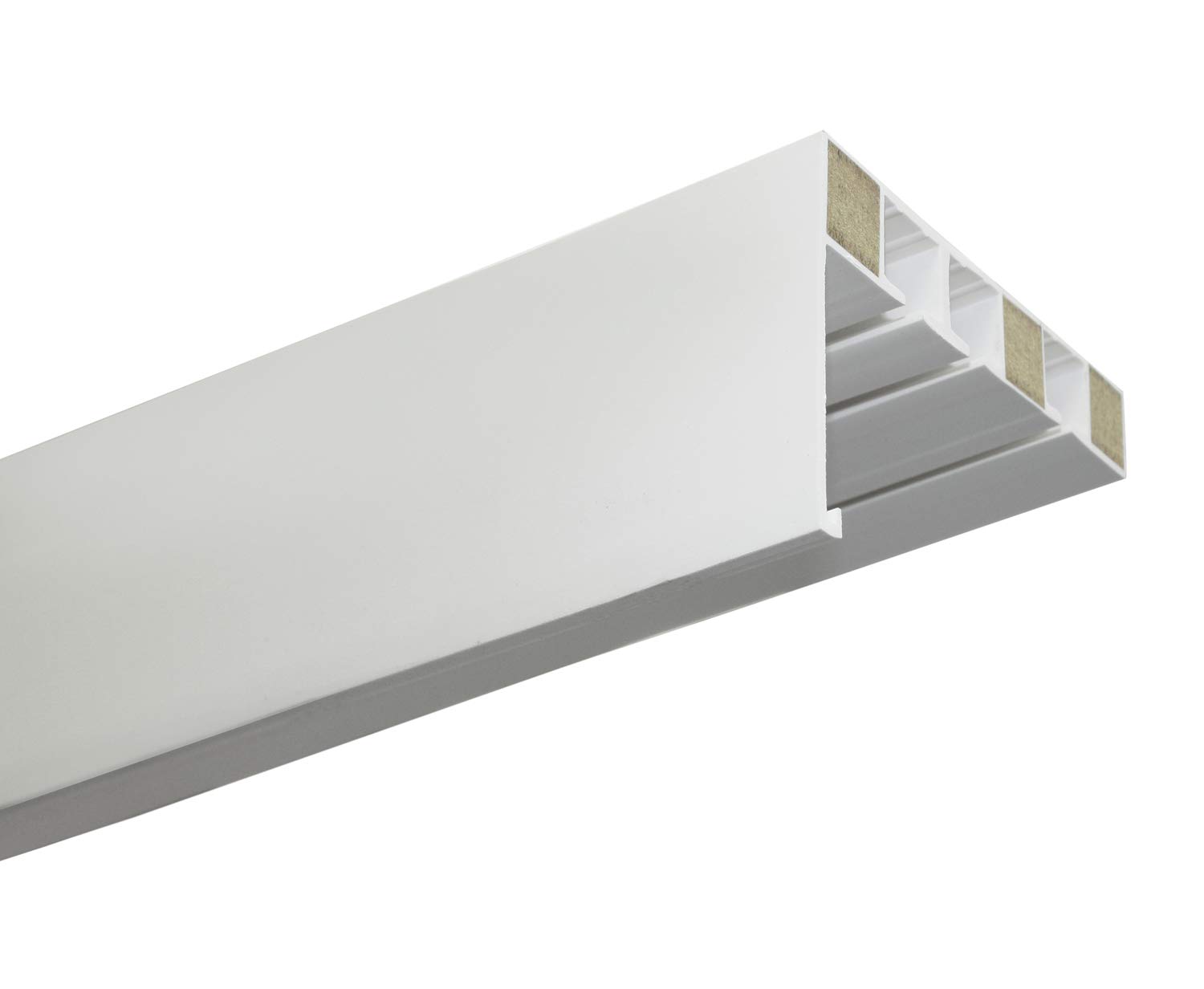 Gardinia P2Ü Curtain Rail with Bezel 150 cm White