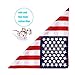 Dog Bandana,American Flag Bandana Pet Dog Scarf USA Flag Dog Bib 2 Pack Bandana for Dogs Large or Small