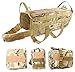 JASGOOD Tactical Dog Vest Harness Handle Training Dog Vest with Detachable Molle Pouches,M,2 Camo