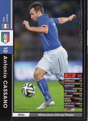 Amazon Wccf 13 14 351 イタリア代表 アントニオ カッサーノ トレカ 通販