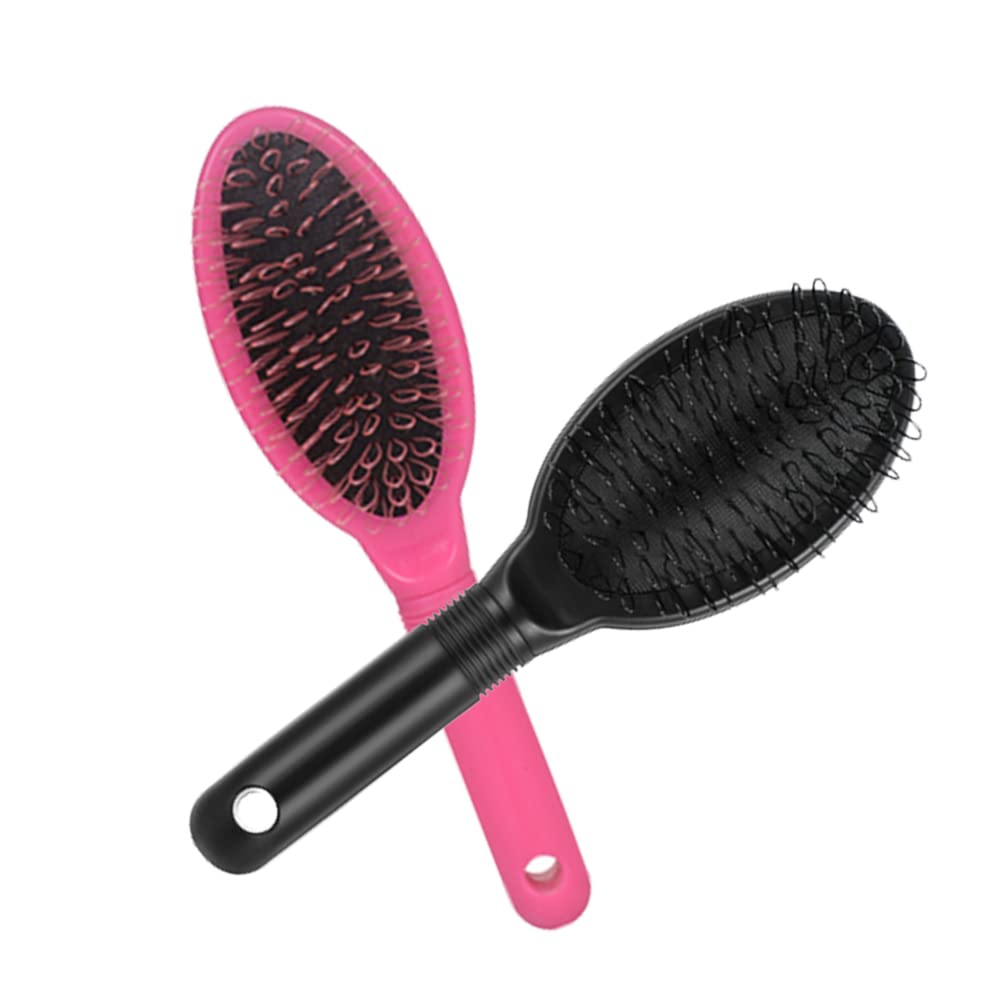YYAOGAGNG 2 Pcs Loop Hair Extension Brush Detangler for Fragile and Delicate Hair Pieces Extensions and Wigs