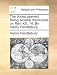 The Books Opened. Being Several Discourses on REV. XX. 14. by Henry Pendlebury, ...