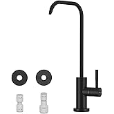 WEWE Drinking Water Faucet, Lead-Free Kitchen Water Filter Faucet for Reverse Osmosis or Water Filtration System, RO Faucet, Matte Black