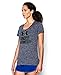 Under Armour Women's Tech V-Neck - Twist Logo, Navy Seal (942)/Dark Navy Blue, Medium