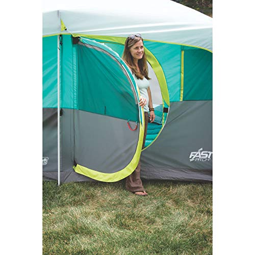 Tenaya Lake Lighted Fast Pitch Cabin Tent with Closet, 8Person The