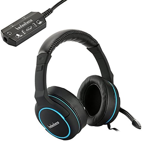 Winkona Multifunctional Stereo Over-Ear Gaming Headset for PS4 / PS3 / Xbox 360 / PC/Mac/Mobile/Tablet and Compatible with Xbox One (Blue)