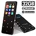 MP3 Player, 32GB MP3 Players with Bluetooth, AUX Burning, Double Earphone Jack, Sports Armband, Sleep Timer, HiFi Music, FM Radio and Record, Shuffle Play, Pedometer,Lux Packing