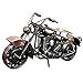 Amperer Collectible Art Sculpture Handmade Metal Motorcycle Tractor Model Creative Office Desktop Accessories Decor The Motorcycle Loves Artwork (A1 Copper Large Size)