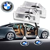 LED Door Light Logo Projector Ghost Shadow Welcome Lamp Car Remodel Accessories compatible BMW Series - 2 Pack
