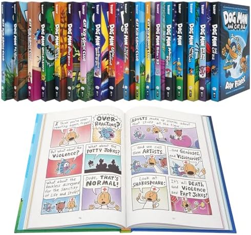 NEW! Dog Man Books Collection (10 Books): Dog Man #1 - Dog Man #10