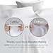 Sable 4PCS Bed Sheet Set, Brushed Microfiber 1800 Bedding Collection Sets, Hypoallergenic & Super Soft,Breathable, Anti Wrinkle (Queen Size) (White)