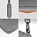 Inateck 14 inch Spill-Resistant Laptop Sleeve Case Shoulder Bag, Compatible 14-14.1 inch Laptop, 15 inch MacBook Pro 2018/2017/2016, Chromebook - Gray