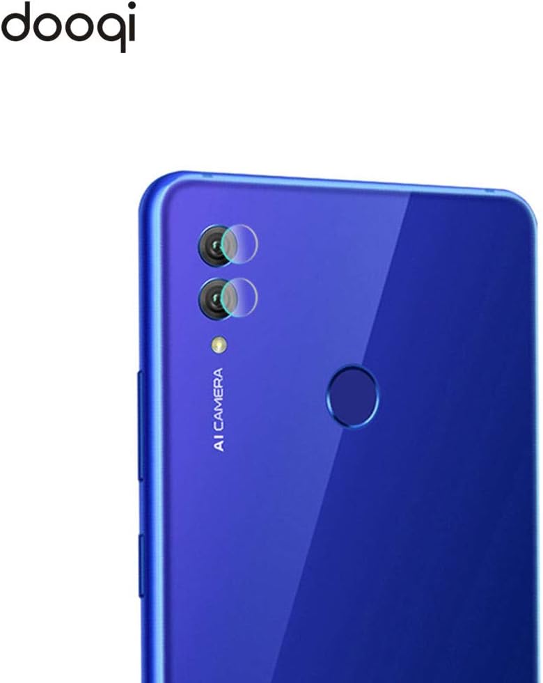 1 Pair Dooqi Back Camera Lens Tempered Glass Film Protector for Huawei Honor 8X