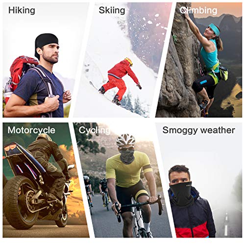 Tolaccea Face Protection Cooling Gaiters for Windproof Dust Sun UV Protection Headwear Ice Silk Cooling Sports for Motorcycle Outdoor Sports Cycling 4PCS