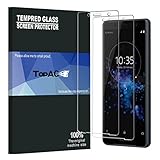 Sony Xperia XZ2 Compact Screen Protector, TopACE 9H Hardness [Case Friendly][Anti-Scratch][Bubble Free] Tempered Glass for Sony Xperia XZ2 Compact (2 Pack)