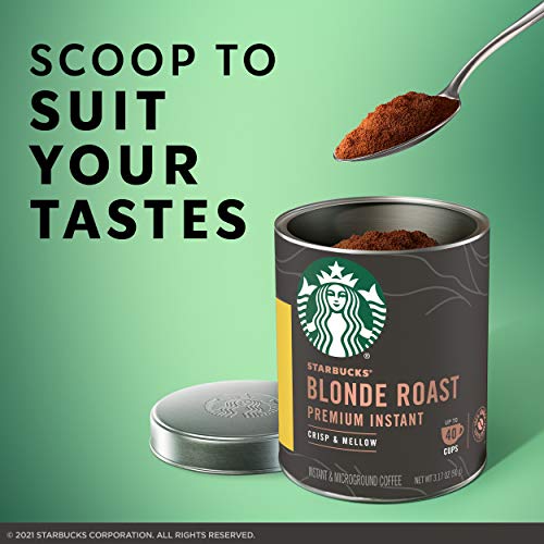 Starbucks Premium Instant Coffee — Starbucks Blonde Roast — 100