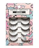 JIMIRE Fake Eyelashes Natural Wipsy Lashes False Eyelashes Multipack