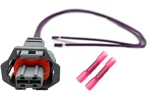 LIZAPUS Compatible with Ford 2003-2010 6.0L/6.4L Powerstroke Engine Coolant/Oil Temp Sensor PigtailA
