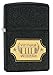 Zippo Vietnam Veteran Pocket Lighter, Black Crackle