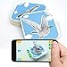 Monopril 68pcs Animals Flash Cards Fancy Zoo Fun Education Animals Augmented Reality 4D AR Learning Cards Magical Animal Interactive Educational Game with 13 Languages for 3 Years and up Kids