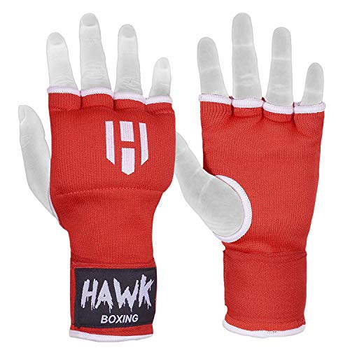 image for Hawk Boxing Hawk Padded Inner Gloves Training Gel Elastic Hand Wraps f