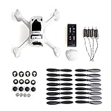 Morpilot® for Hubsan x4 H107D+ Plus Replace Spare Parts Crash Pack Kit Battery Motor Prop Body Shell