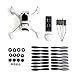 Morpilot® for Hubsan x4 H107D+ Plus Replace Spare Parts Crash Pack Kit Battery Motor Prop Body Shell
