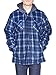 Walnut Creek Mens Fleece Lined Plaid Flannel Jacket