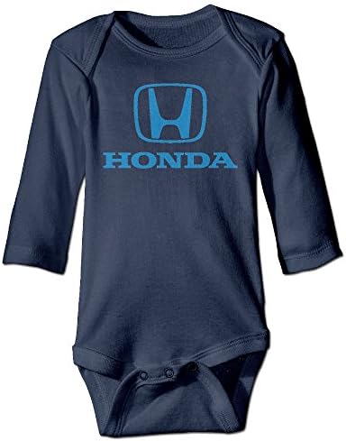 ALIZISHOP Baby's Honda Logo Climbing Clothes Bodysuit Long Sleeve