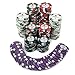 Claysmith Gaming 200ct Showdown Poker Chip Set in Acrylic Case with Lid, 13.5-gram Heavyweight Clay Composite