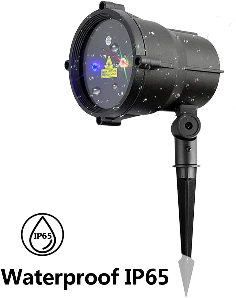 Star Projector Outdoor, Waterproof IP65 Star Projector with Wireless Remote Control for Seasonal Decoration,Wedding,Home Party,Garden,DJ Disco