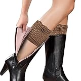 Anzermix Women's Soft Knit Boot Cuffs Toppers