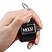 HDE Handheld 4-Digit Number Counter Mechanical Tally Lap Tracker Manual Clicker - 2-Pack (Black)
