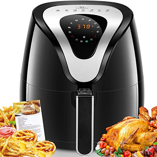 Air Fryer, Tidylife 4.2 Qt Programmable Air Fryer XL with LCD