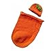 Newborn Baby Photo Props Boy Girl Photo Shoot Outfits Crochet Knit Halloween Pumpkins Hat Sleeping Bag Photography Props