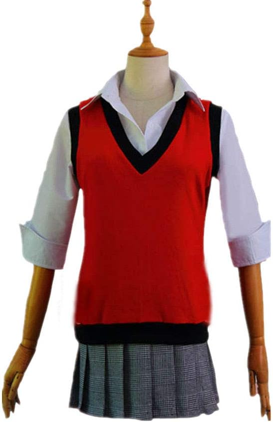 Cosplay Costume Midari Ikishima School Dress Uniform