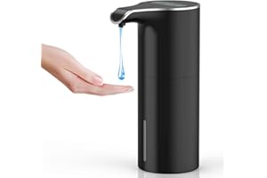 YIKHOM Automatic Liquid Soap Dispenser, Touchless, 5 Level Adjustable Sensor Electric Dish Soap Dispenser, 15.37 oz/450mL Hand Soap Dispenser, USB C Rechargeable for Bathroom Kitchen