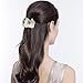 Ondder Designer Chiffon Scrunchies for hair, Big Scrunchies Chiffon Packs for VSCO stuff, Floral Hair Scrunchies - 6 Pack
