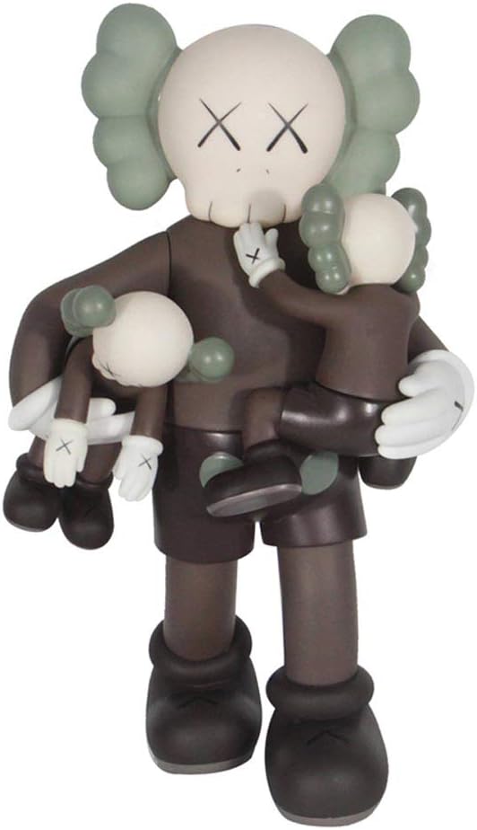 KAWS Clean Slate Vinyl Action Figure - Home&Office&Car Decor - Best Gift (Brown)
