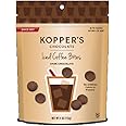 Kopper's Chocolate - Iced Coffee Bites - Dark Chocolate With Coffee Center Cordials - 4 Ounce Gift Bag