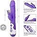 Rabbit Vibrator for Vagina - Dildo Vibrator Adult Toy - Sex for Couples - G Spot Vibrator Stimulator - Clit Vibrator - Suitable Male Sex Toy for Anal Play - Adult Toy for Couples, Purple, Lyps Lily