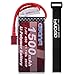 AWANFI 2S Lipo Battery 7.4V 1500mAh 45C RC LiPo Battery Pack with Deans T Plug for RC Cars RC Boats RC Truck Traxxas Helicopter Drone Hobby