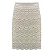 AOMEI Women's Lace High Waist Pencil Skirts