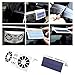 SUGERYY Solar Dual Fan Car Front/Rear Window Air Vent Cool Cooler Fan Windshield Fan