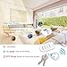 Esky Wireless RF Item Locator Key Finder Item Tracker Phone Tracker Finder Anything Finder with 1 RF Transmitter 4 Receivers Remote Control, Pet, Wallet, Cat Tracker (ES-KF03-WE)